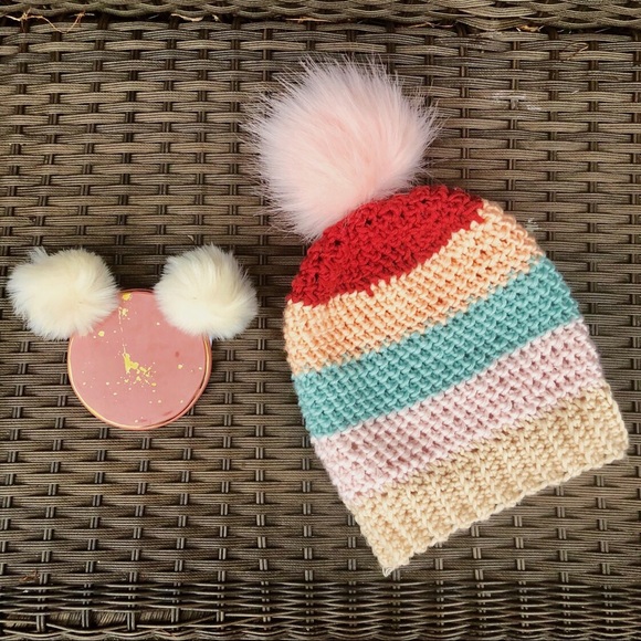 Candy Color Block Beanie - Picture 2 of 7
